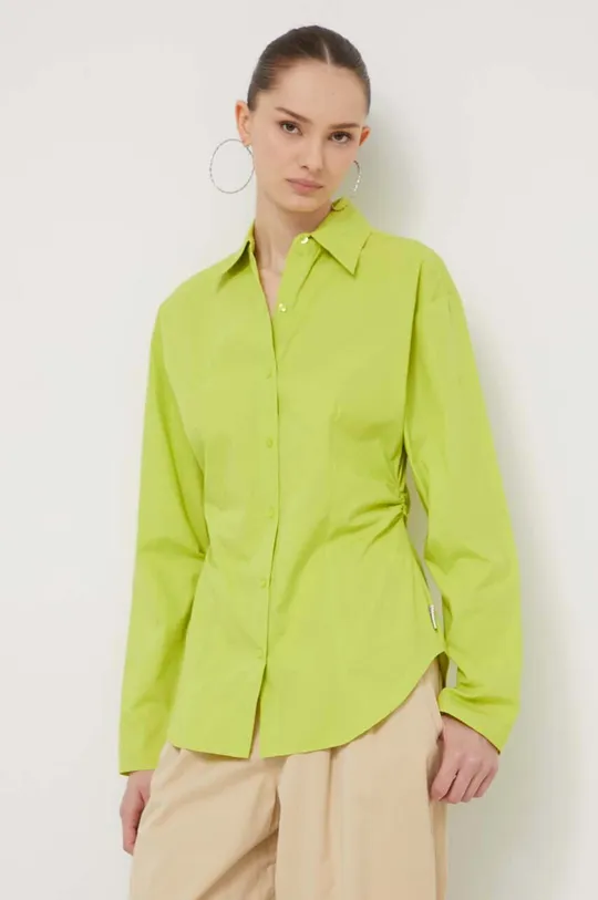 πράσινο Βαμβακερό πουκάμισο HUGO