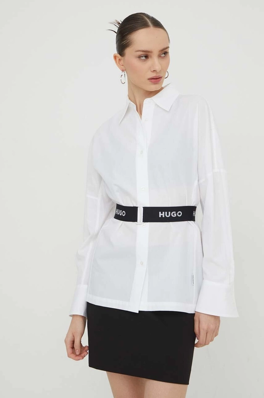 bianco HUGO camicia Donna