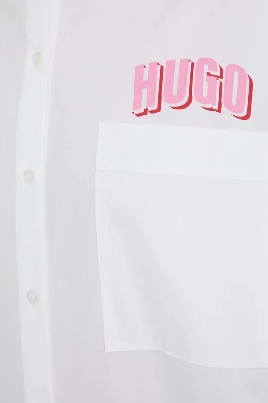 Bombažna srajca HUGO Ženski
