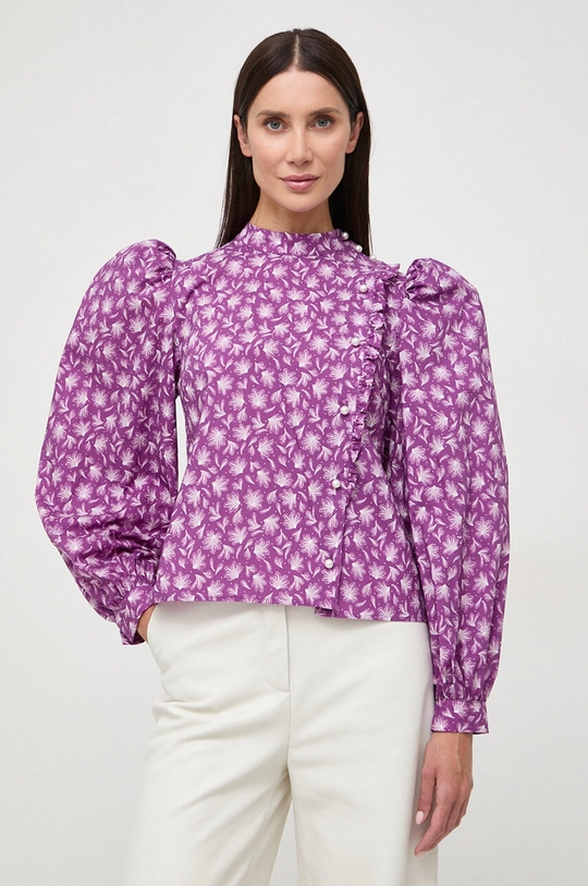 violetto Custommade camicia in cotone Donna