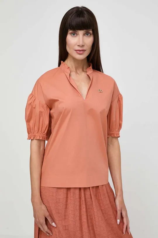 πορτοκαλί Μπλουζάκι Twinset Γυναικεία