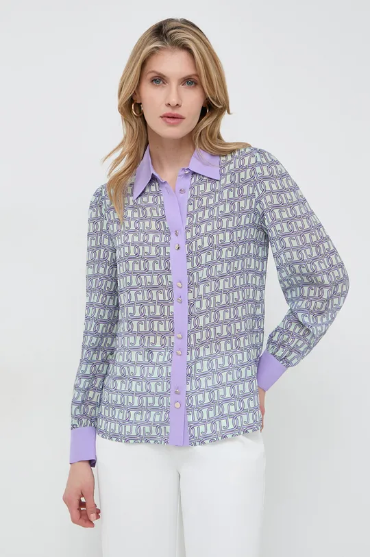 фиолетовой Шелковая рубашка Liu Jo Женский