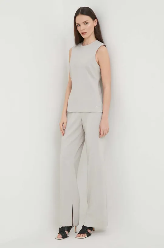 Блузка Calvin Klein серый