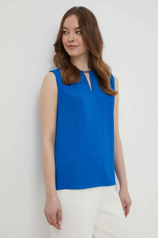 plava Bluza Calvin Klein Ženski