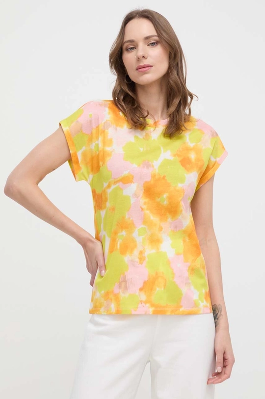 multicolor Marella t-shirt bawełniany Damski