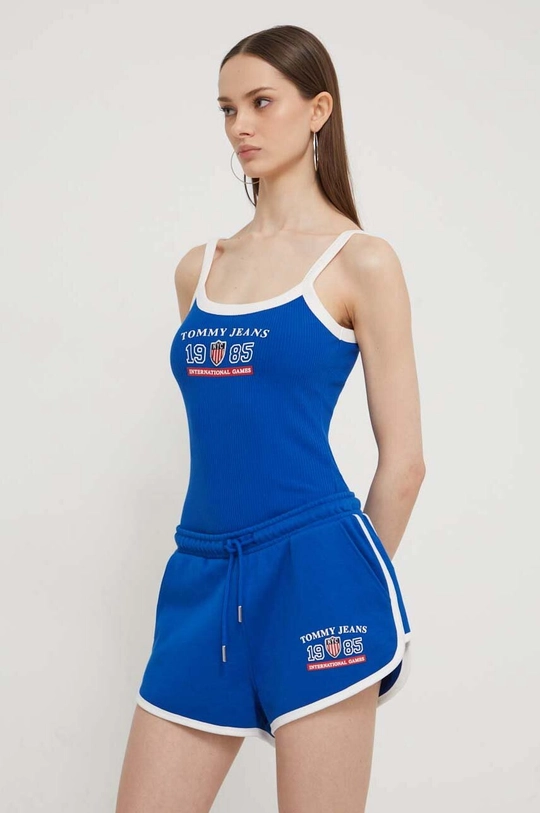 niebieski Tommy Jeans body Archive Games