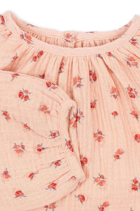 рожевий Дитяча бавовняна блузка Konges Sløjd