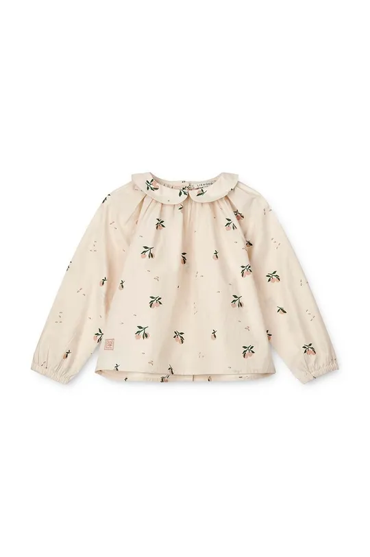 розовый Детская хлопковая блузка Liewood Rhea Printed Top Для девочек