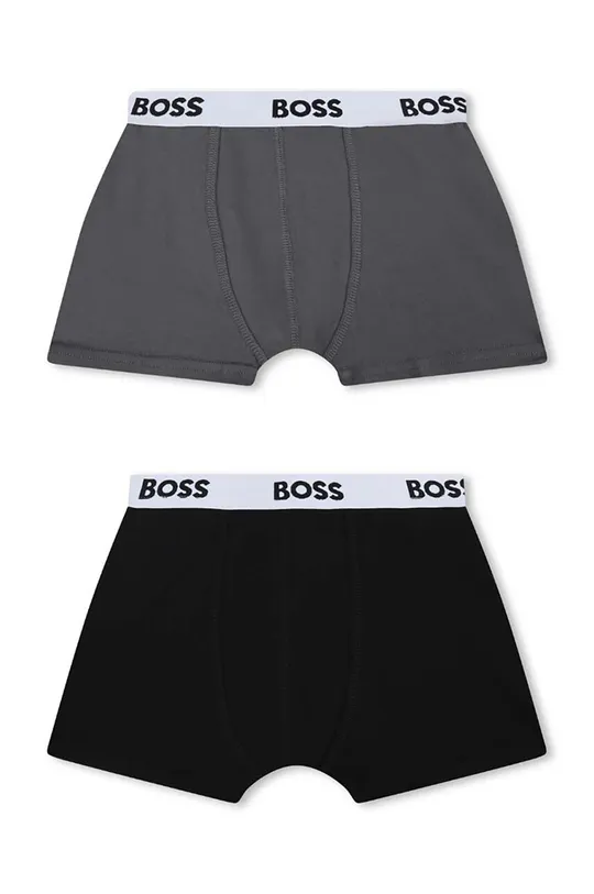 сірий Дитячі боксери BOSS 2-pack Для хлопчиків