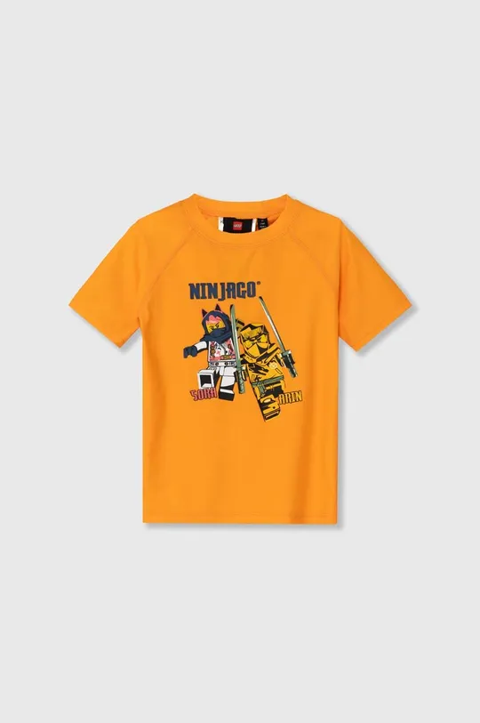 pomarańczowy Lego t-shirt kąpielowy dziecięcy Chłopięcy