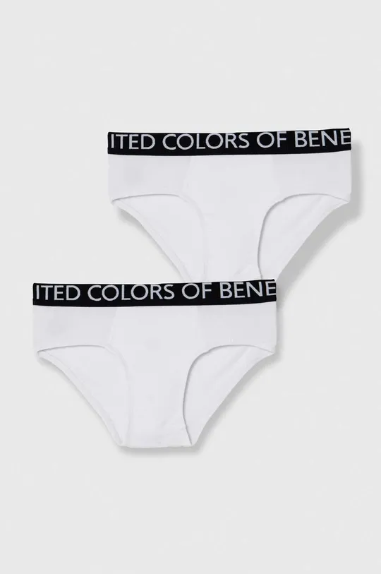 biela Detské slipy United Colors of Benetton 2-pak Chlapčenský
