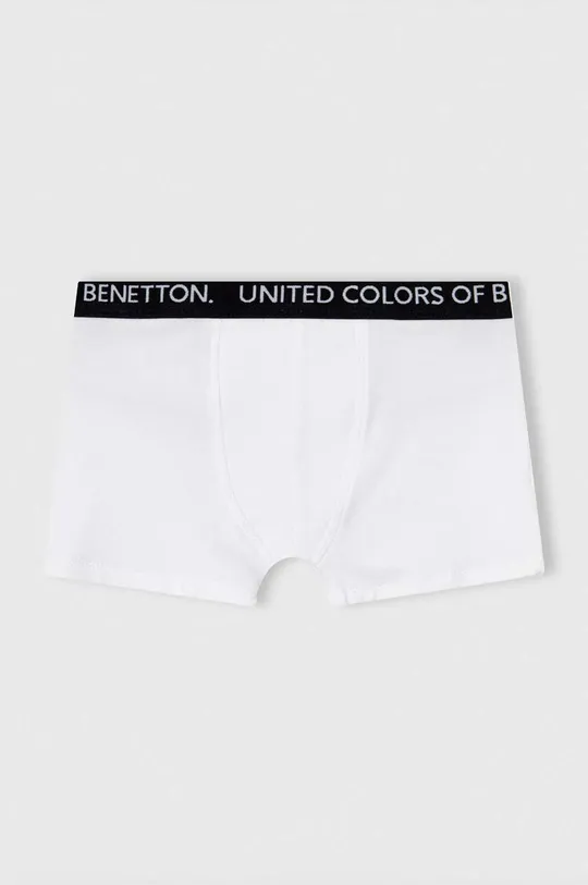 Boxerky United Colors of Benetton 2-pak biela