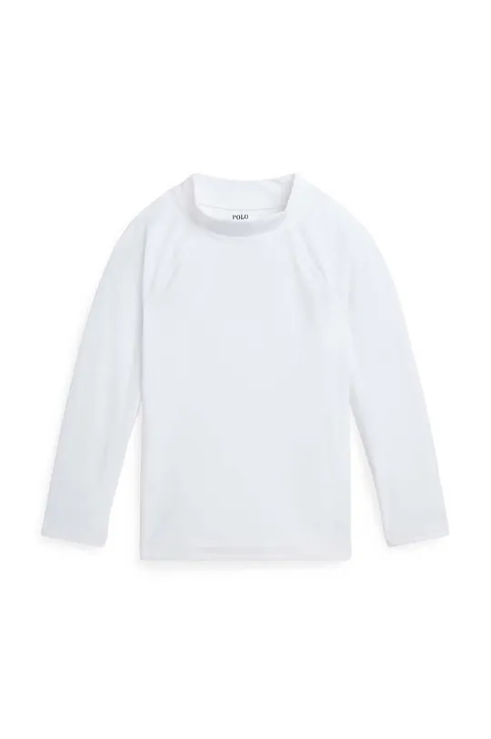bela Otroška dolga majica za kopanje Polo Ralph Lauren Fantovski
