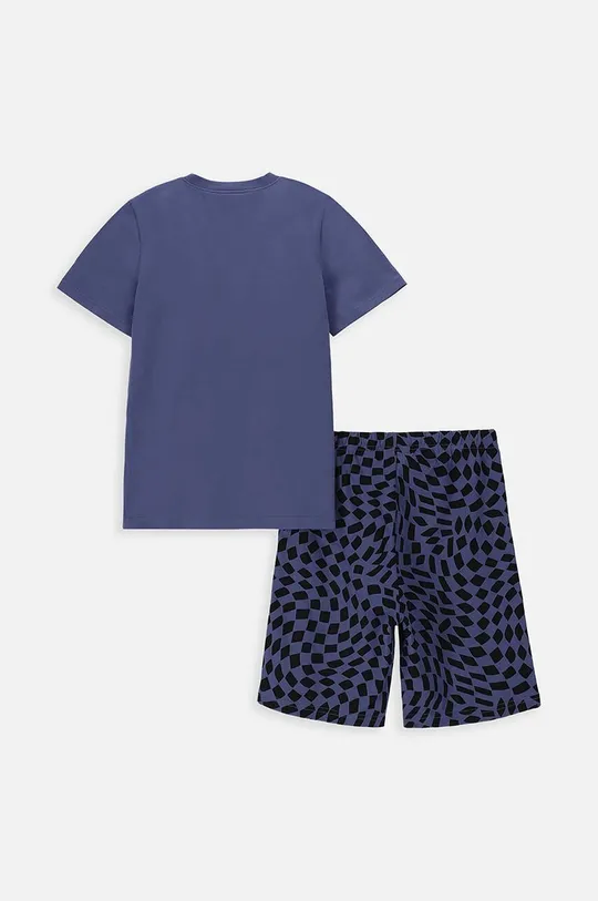 Детская хлопковая пижама Coccodrillo фиолетовой