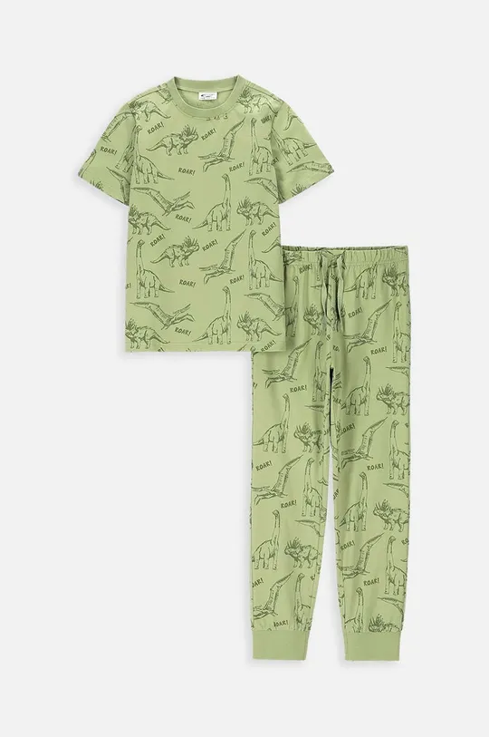 zöld Coccodrillo gyerek pamut pizsama Fiú