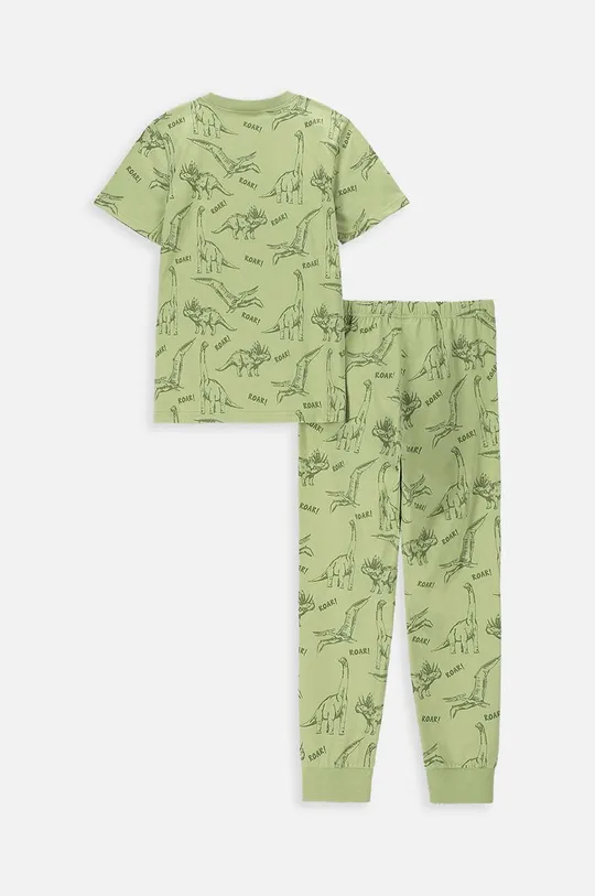 Дитяча бавовняна піжама Coccodrillo зелений