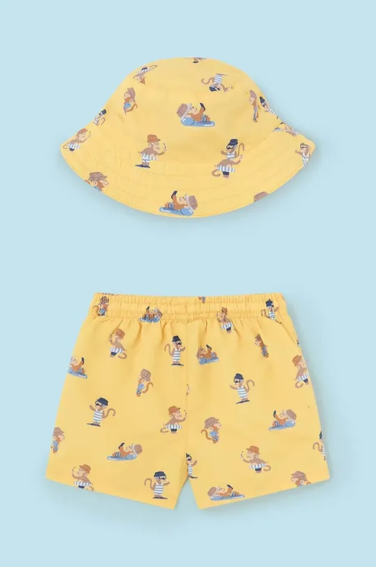 Plavkové šortky pre bábätká Mayoral žltá