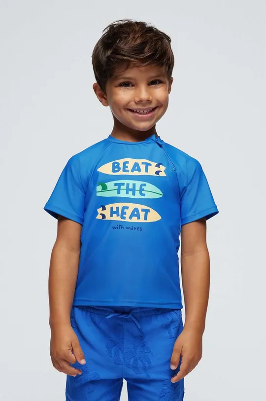 niebieski Mayoral t-shirt kąpielowy dziecięcy Chłopięcy