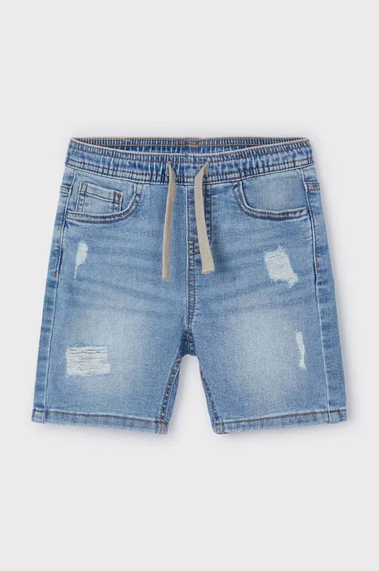niebieski Mayoral szorty jeansowe dziecięce Chłopięcy