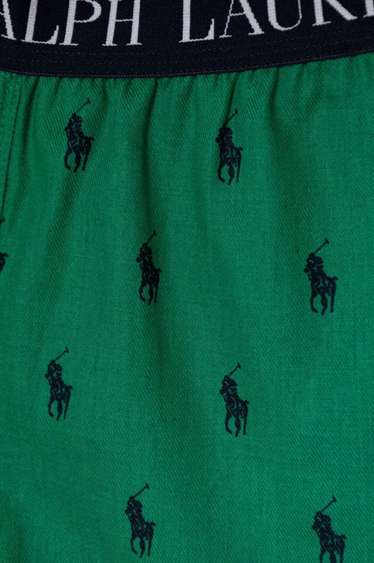 зелёный Детская хлопковая пижама Polo Ralph Lauren