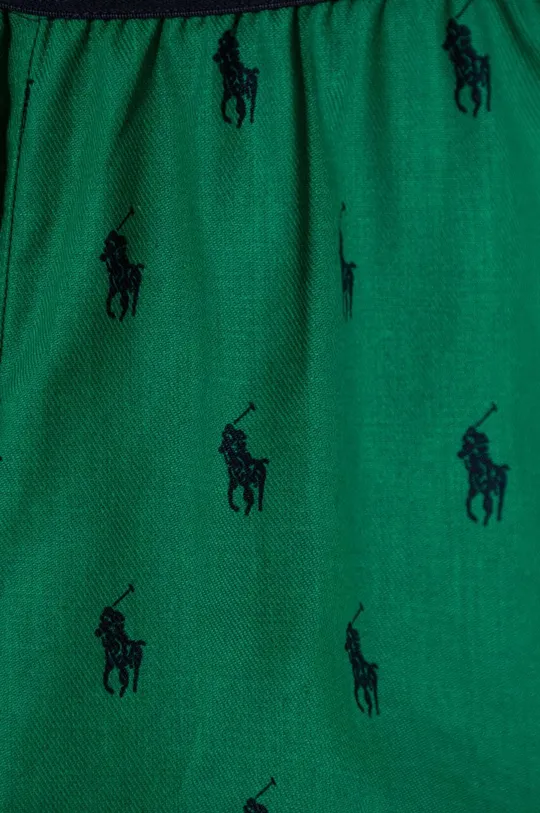 зелёный Детская хлопковая пижама Polo Ralph Lauren
