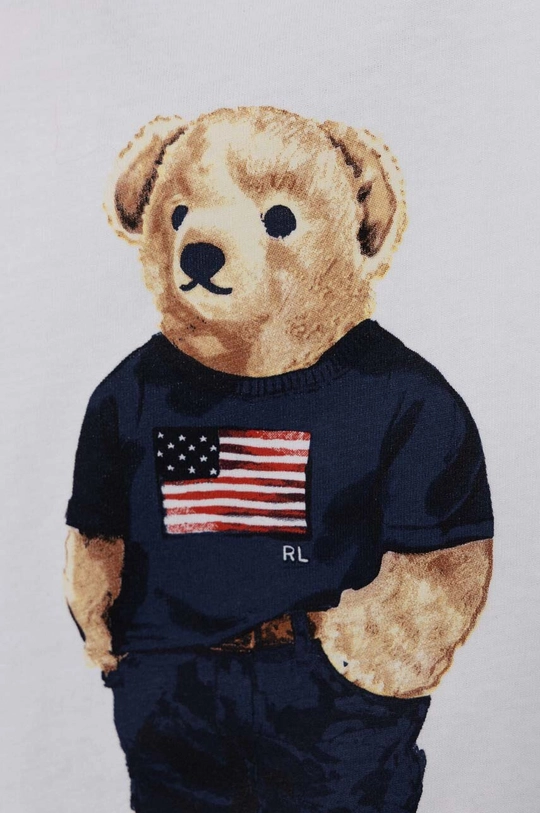 modrá Detské bavlnené pyžamo Polo Ralph Lauren