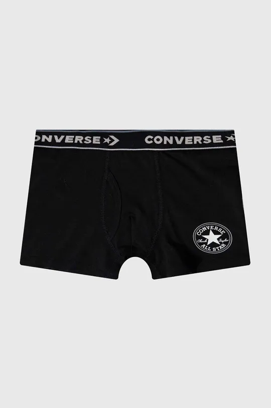 Otroške boksarice Converse 2-pack siva