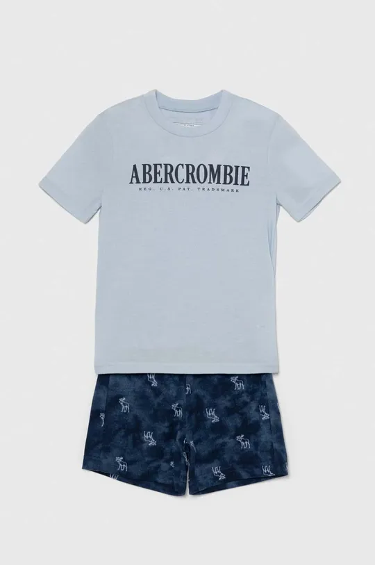 modrá Detské pyžamo Abercrombie & Fitch Chlapčenský
