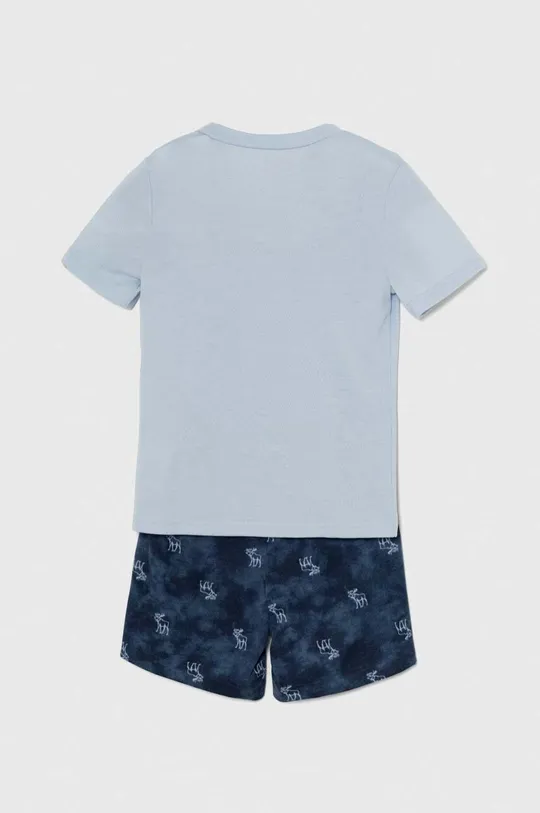 Dječja pidžama Abercrombie & Fitch plava