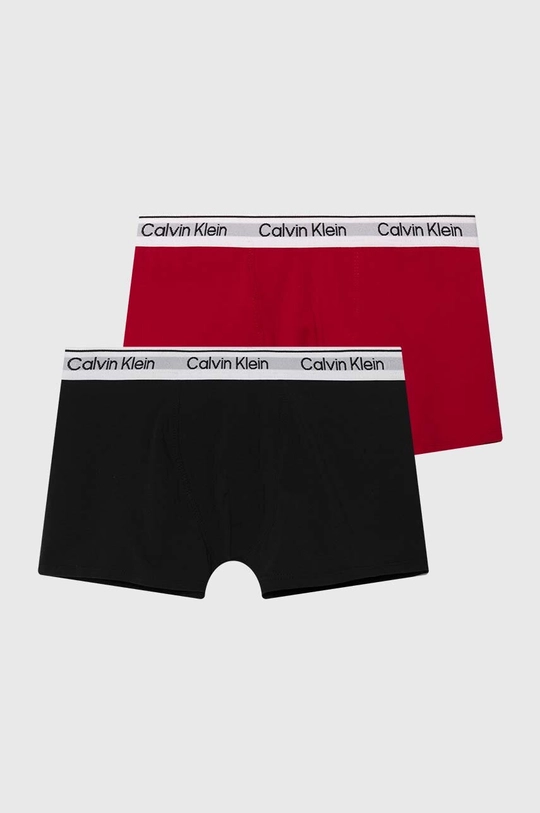 czerwony Calvin Klein Underwear bokserki dziecięce 2-pack Chłopięcy