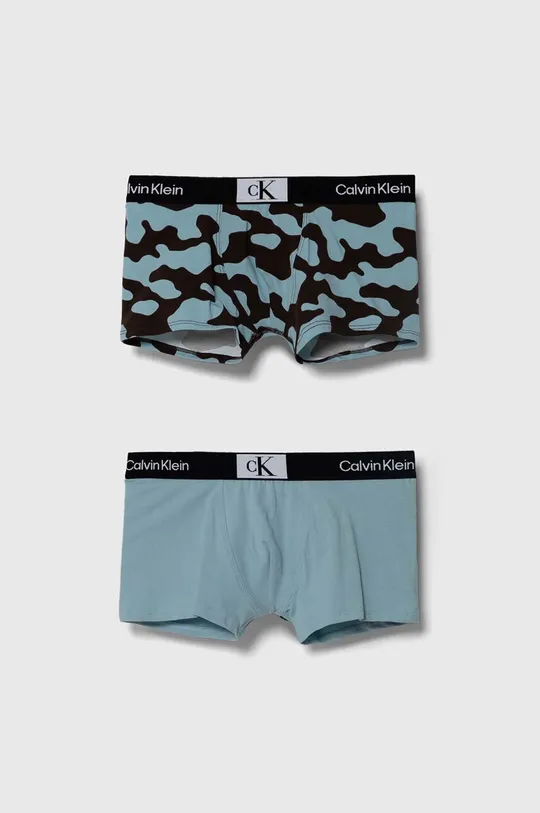 modra Otroške boksarice Calvin Klein Underwear 2-pack Fantovski