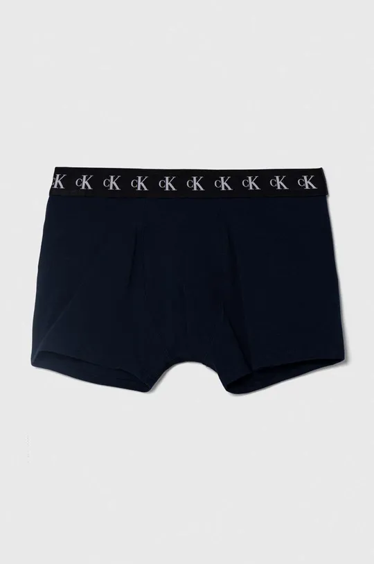 Otroške boksarice Calvin Klein Underwear 2-pack mornarsko modra