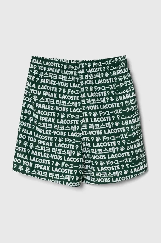 Дитячі шорти для плавання Lacoste зелений