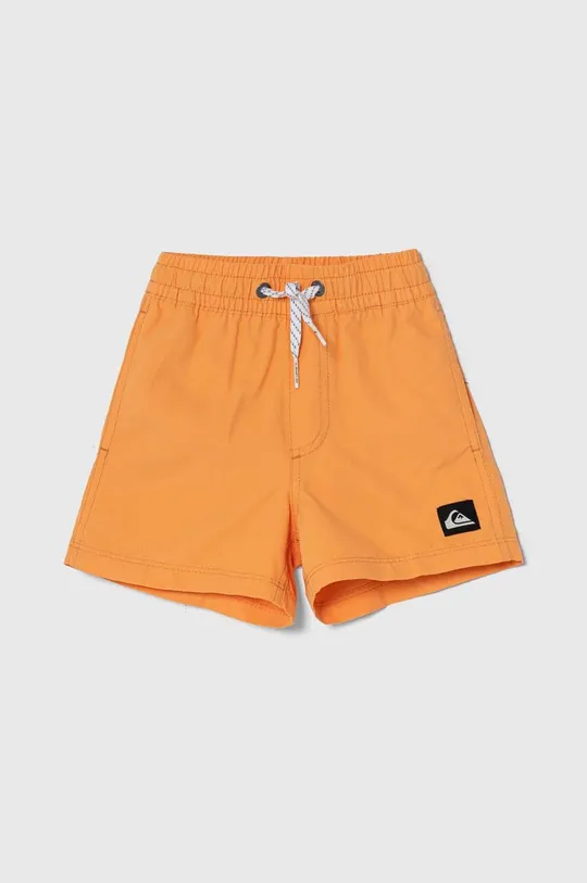 oranžová Detské plavkové šortky Quiksilver SOLID BOY 12 Chlapčenský