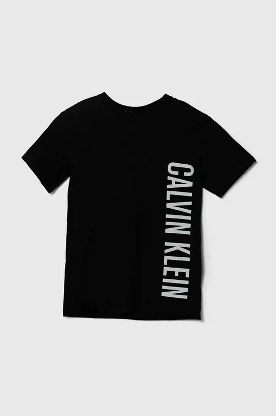 crna Dječja majica kratkih rukava za plažu Calvin Klein Za dječake