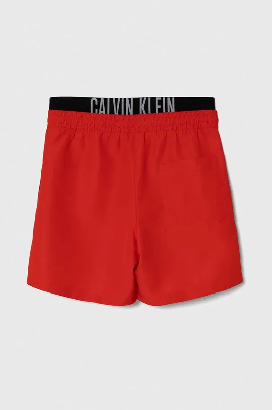 Detské plavkové šortky Calvin Klein Jeans červená