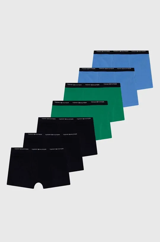 πράσινο Παιδικό βαμβακερό μποξεράκι Tommy Hilfiger 7-pack Για αγόρια