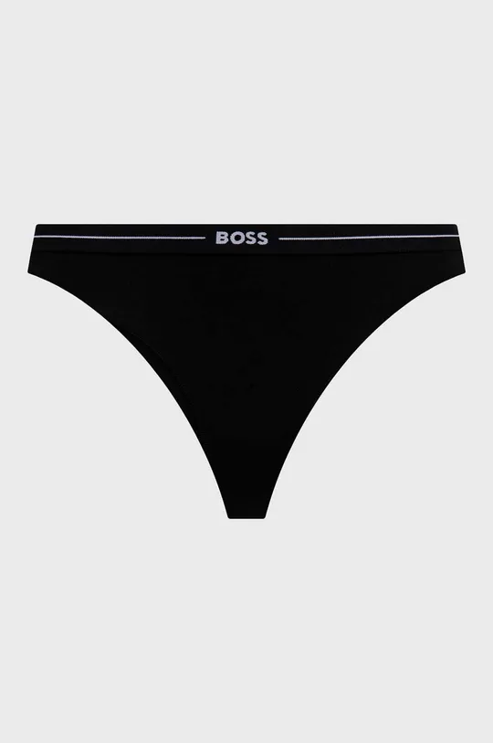 Стринги BOSS 3-pack чорний
