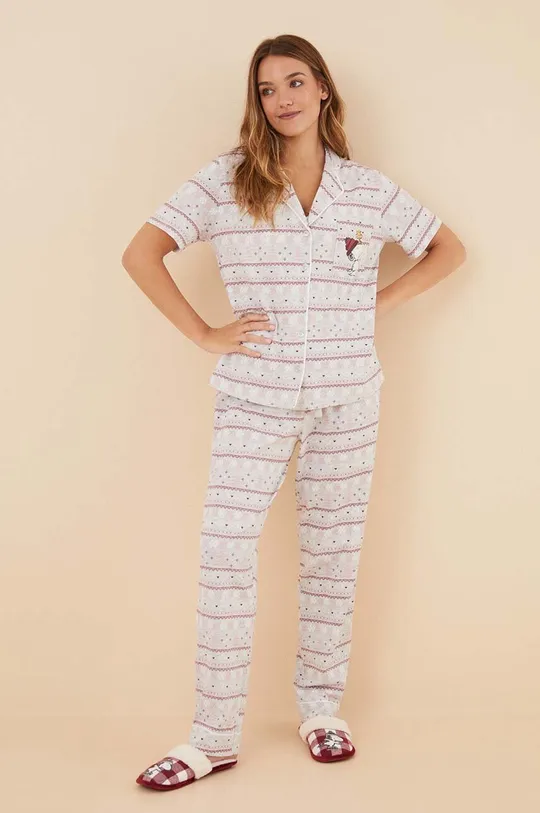 πολύχρωμο Βαμβακερές πιτζάμες women'secret Snoopy Γυναικεία