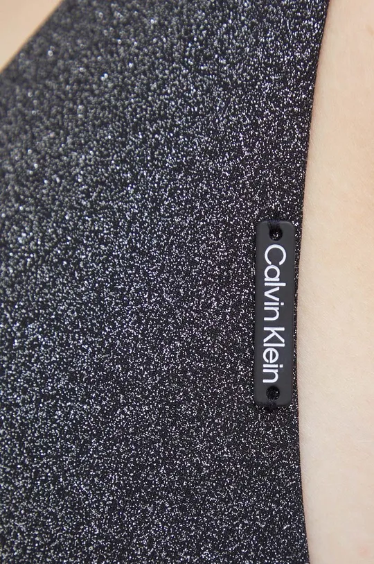 czarny Calvin Klein stringi kąpielowe