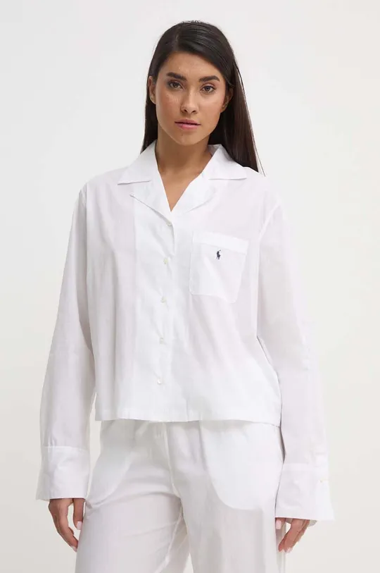 белый Хлопковая пижама Polo Ralph Lauren