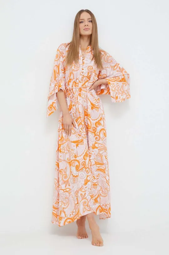 oranžna Obleka za na plažo Melissa Odabash Ženski