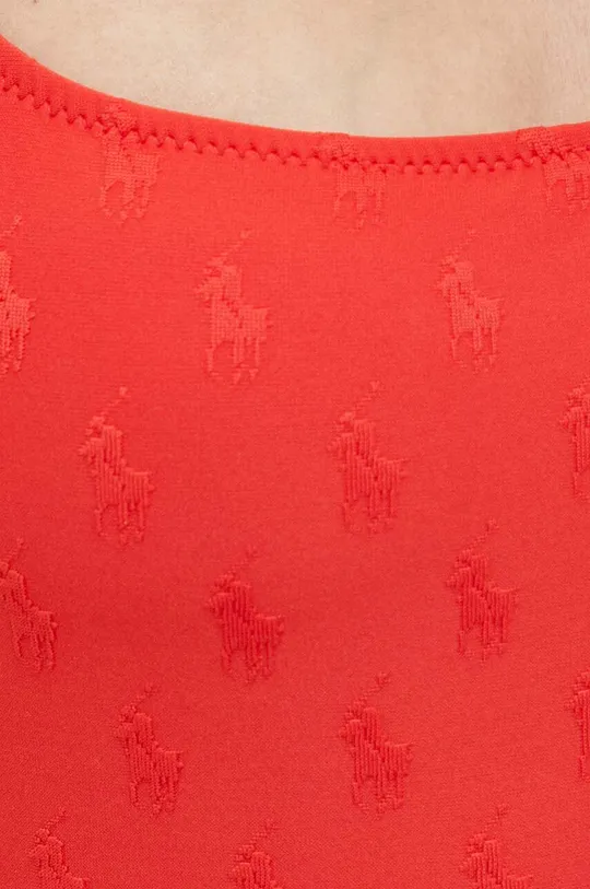rdeča Enodelne kopalke Polo Ralph Lauren
