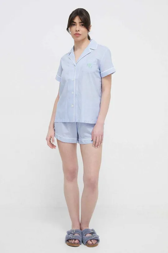 Lauren Ralph Lauren piżama niebieski