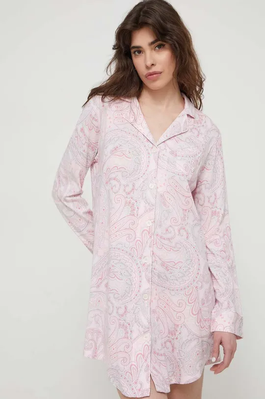 roza Spalna srajca Lauren Ralph Lauren Ženski