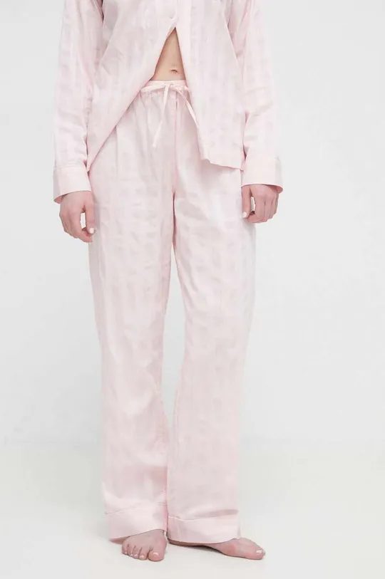 Pamučna pidžama Lauren Ralph Lauren 100% Pamuk