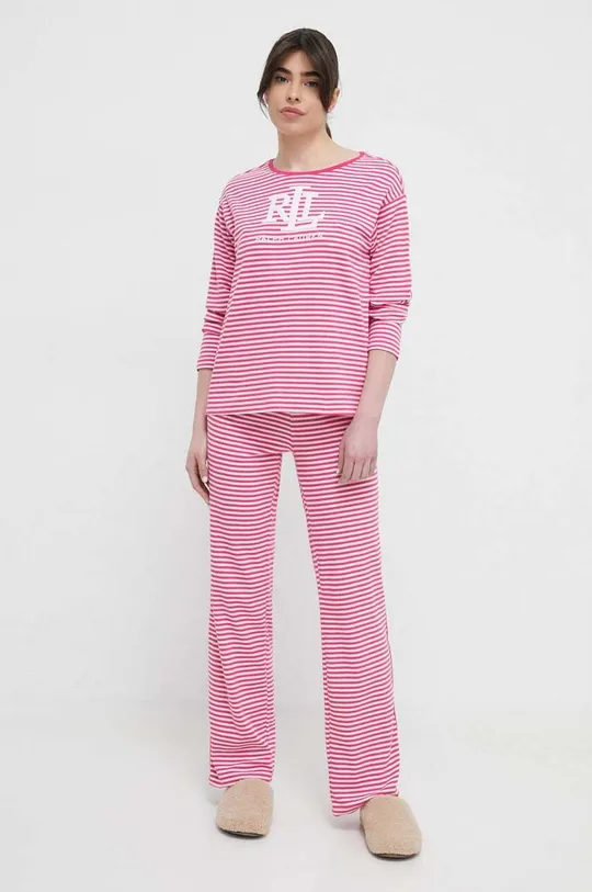 ružová Pyžamo Lauren Ralph Lauren Dámsky