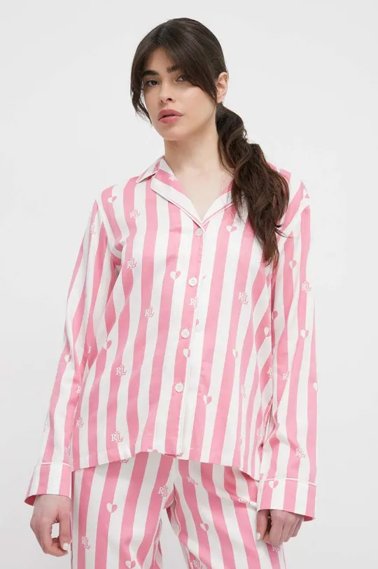 Pižama Lauren Ralph Lauren roza