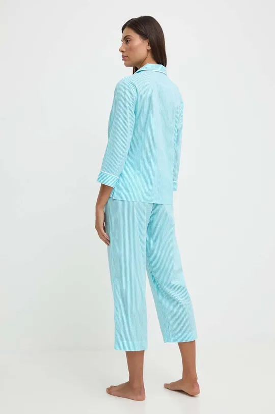 Pyžamo Lauren Ralph Lauren modrá