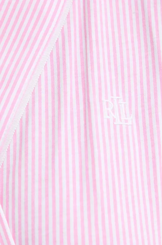рожевий Бавовняний халат Lauren Ralph Lauren